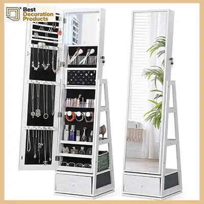 Best Floor Length Mirrors With Jewelry Cabinet