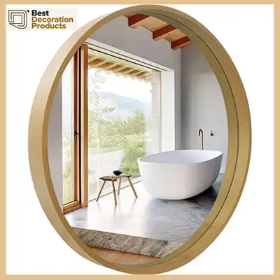 Best Wood Frame Round Mirror