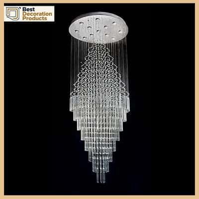 Best Modern Crystal Chandelier for High Ceiling