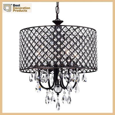 Best Drum Modern Crystal Chandelier