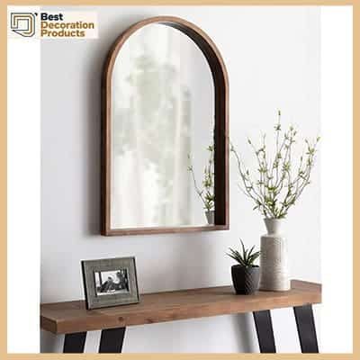 Best Wood Frame Arched Mirror