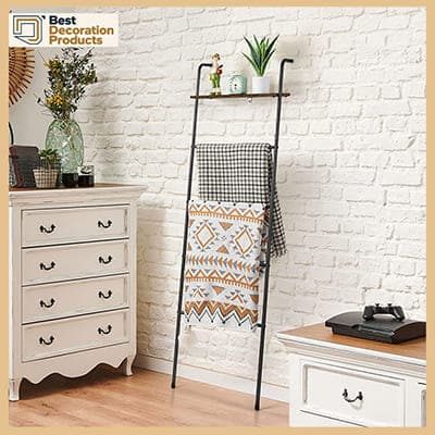 Best Blanket Ladder with Shelf