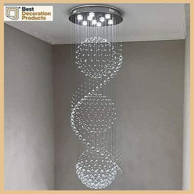 Best Spiral Modern Crystal Chandelier